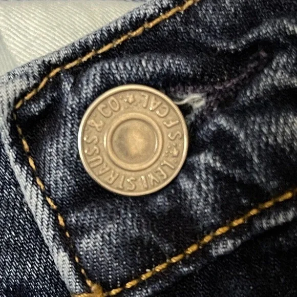 Vtg Levis 511 Premium Straight‎ Big E Jeans Men's 36 Blue Mid Wash Straight Fit